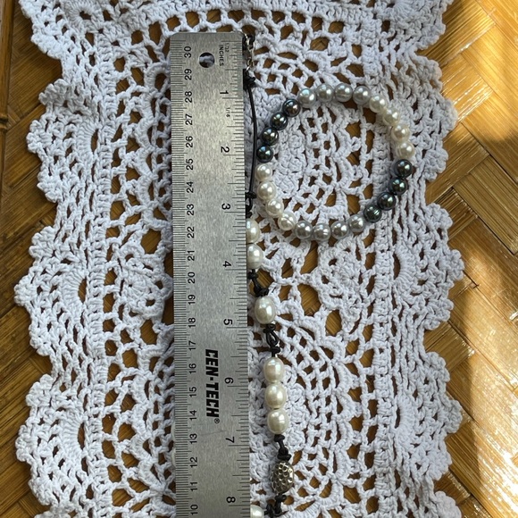 Tica Rose 925 pearl necklace & bracelet - Picture 12 of 16